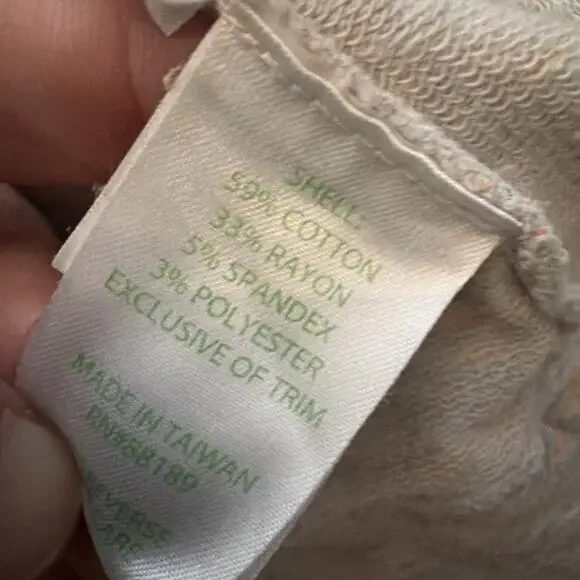 Lilly Pulitzer UPF 50+ Skipper Popover Melon Glow Size M Gray Long sleeve - Picture 8 of 8